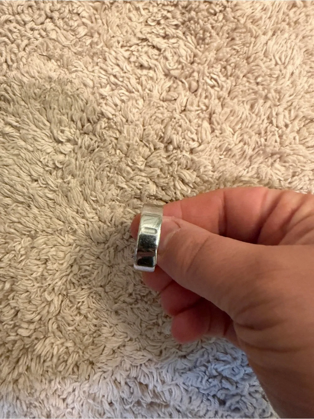 Oura Silver-tone Smart Ring with Polished Finish